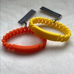 Vibrant Orange and Yellow Kids Bracelets